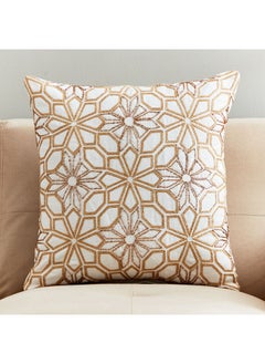 Buy Petra Markazi Beaded And Embroidered Cushion Cover 45 x 45 cm in UAE