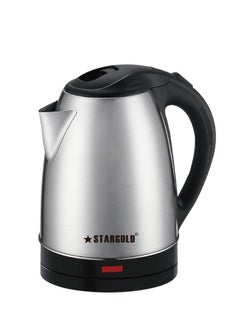 Buy Electric Kettle 1.8L Capacity 1500W, Stainless Steel, Quick Boil, Auto Shut-Off, Cordless Design Perfect for Home and Office in UAE