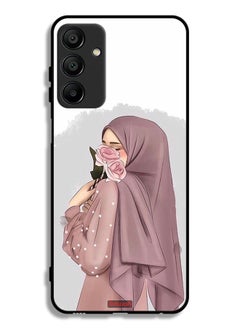 اشتري Samsung Galaxy A15 4G Protective Case Cover Holding Roses Girl Art في السعودية