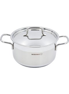 Buy A1016 Alfa Series Stainless Steel 2 Piece Stock Pot Casserole 1.8L in Saudi Arabia