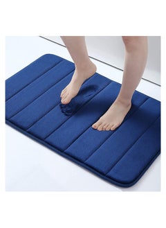 Buy Non Slip Mat With Memory Foam Super Absorbent Bath Rugs Washable Kitchen Mats is Machine Wash Easy to Dry for Bathroom Floor Rugs Pack of 2 in UAE