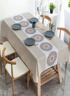 Buy Oil And Water Proof Table Cloth Multicolour 140x200cm in UAE
