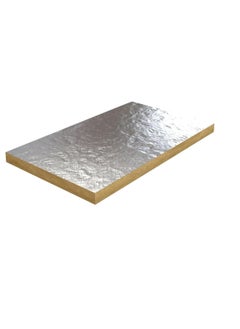 Buy Single Side Aluminum Foil Rockwool Multi Purpose Sheet Sheet, Improve Indoor Thermal Comfort, Reduce Energy Bills, Protect Against Fire Damage in UAE