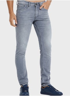 Buy Light Wash Slim Fit Jeans in Saudi Arabia