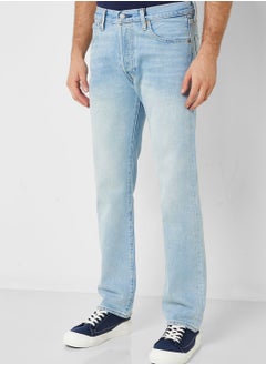 Buy Light Wash Relaxed Fit Jeans in Saudi Arabia