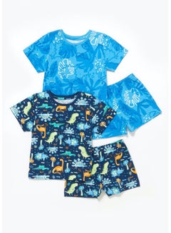 اشتري Kids Dinosaur Print Short Pyjama Sets في مصر