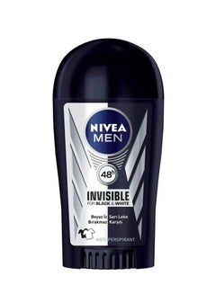 Buy Nivea Men Black & White Invisible Original Deodorant Stick (40ml) in Egypt