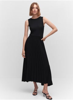 Buy Pleated Detail Dress in UAE