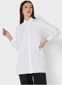 Buy Collar Detail Oversized Tunic in UAE