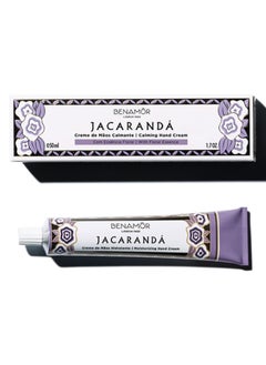 Buy Benamor Jacaranda Moist Hand Cream Moisturising Hand Cream with Natural Ingredients Shea Butter Argan Oil Aloe Vera Paraben Free Vegan 50ml in UAE