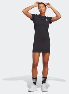 Buy Essentials 3-Stripes Single Jersey Fitted Tee Dress in Egypt