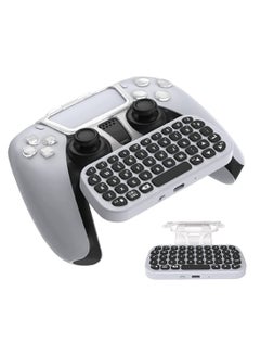 اشتري Controller Keyboard for PS5, Wireless Chatpad, Bluetooth 5.0 Connect, Mini Keyboard/ Gaming PS5 Accessories, No Input Delay, Play 30 Hours في الامارات