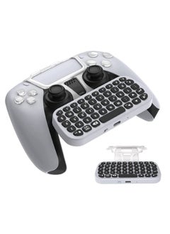 اشتري Controller Keyboard for PS5, Wireless Chatpad, Bluetooth 5.0 Connect, Mini Keyboard/ Gaming PS5 Accessories, No Input Delay, Play 30 Hours في السعودية