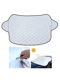 Buy Car Sun Shade, SYOSI Front Car Windshield Sunshade, Windscreen Cover UV Magnetic Windshield Protector Dust Water Resistant Snow Ice Cover for All Weather (57.5 * 40.2 inch) in Saudi Arabia