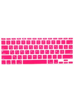 Buy US Layout French(AZERTY)/Arabic Keyboard Cover Compatible with Apple MacBook Air  11 & 11.6" Model: A1465/A1370, Release in 2009-to Early 2015, Pink in UAE