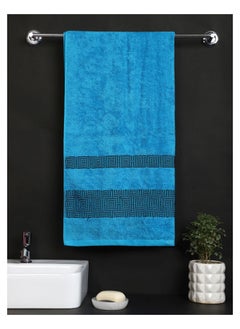 اشتري Raymond Home Bath Towel Super Soft 440 GSM Yarn Dyed Pure Cotton 75x150 cm في الامارات