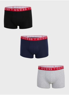 Buy 3 Pack Logo Band Trunks in Saudi Arabia