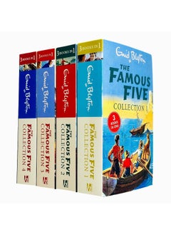 Buy The Famous Five 12 Titles in 4 Books Collection Set For Children By Enid Blyton in UAE