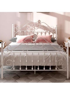 Buy Steel Bed With Thick Steel Base 120*190cm in Saudi Arabia