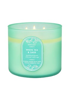 Buy White Tea & Sage 3-Wick Candle in UAE