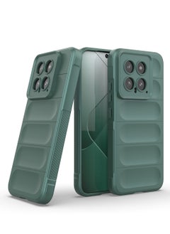 Buy GOLDEN MASK Compatible With Xiaomi 14 Magic Case ShockProof (Green) in Egypt