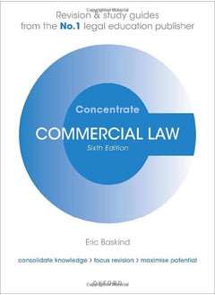 Buy Commercial Law Concentrate: Law Revision And Study Guide in UAE