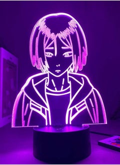 Buy Multicolour Haikyuu Anime Figure Home Home Decor Night Lights 3D LED Lamp USB Lamp For Kids Bedroom 16 Color With Remote in UAE