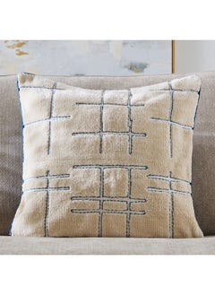 اشتري Warm Oasis Varia Chenille Embroidered Filled Cushion 50 x 50 cm في السعودية