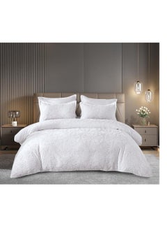 Buy 6Pcs Bedding Set Solid Color Luxury Bedding Duvet Cover Set King Size Bed Set King Size Set in UAE