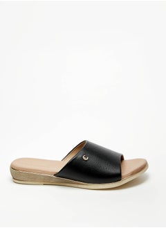 اشتري Women's Textured Slip-On Flat Sandals في السعودية