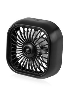 Buy Car Air Vent USB Fan Auto Cooling Fan With Colorful Light in Saudi Arabia