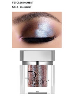 اشتري Monochrome Glitter Eyeshadow Pearlescent Long-Lasting Highly Pigmented Shimmer Mashed Potato Eye Makeup for Women في السعودية