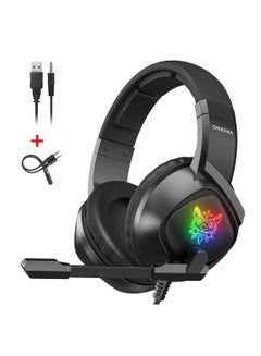 Buy K19 PS4 Gaming Headset casque Wired PC Stereo Earphones Headphones with Microphone in Saudi Arabia
