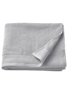 Buy Bath Towel Light Grey 70X140 Cm in Saudi Arabia