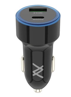 Buy L'AVVENTO (MP328) Ultra-Fast QC3 PD Car Charger with Type-C - 38W - Black in Egypt