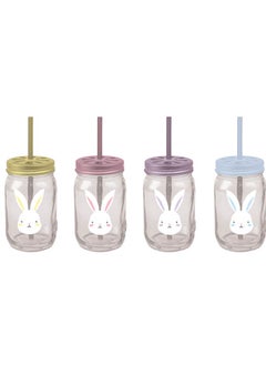 Buy Gems Easter Cup & Straw 500Ml Assorted 1 Piece in UAE