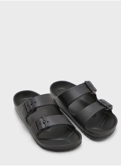 Buy Double Strap Wedge Sandals in UAE