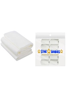 Buy Combo Pack Scented Bag Pack Of 10 With Dispsoable Towel Pack Of 3   White in UAE