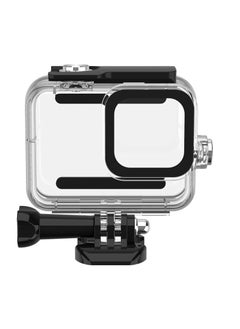 Buy Waterproof Underwater Housing Shell Supports Deep Diving Scuba Snorkeling Action Camera Protective Cover for GoPro Hero 8 Black Cameras in UAE