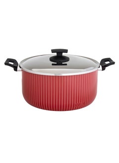 Buy Newflon Cooking Pot With Steel Lid Size 28 cm in Saudi Arabia