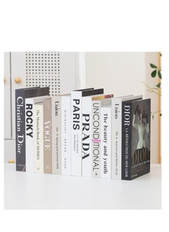 Buy 12 Pcs Bookshelf Decor, Fake Decorative Books, Decoration for Home Office Bar Table Shelf, Fold yourself in Saudi Arabia