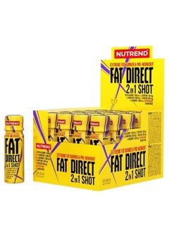 Buy Fat Direct 2 In 1 Shot 60 Ml x 20 Pcs in UAE