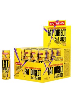 Buy Fat Direct 2 In 1 Shot 60 Ml x 20 Pcs in UAE