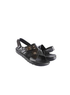 Buy Men's sandal, casual, leather, small mold, two degrees in Egypt