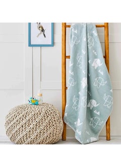 اشتري Home Geometric Elephant Cotton Baby Blanket في الامارات