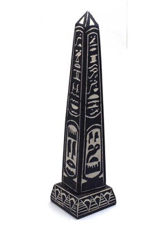 Buy immatgar pharaonic Decorative Egyptian Obelisk ancient Egyptian souvenirs gifts handmade Home decor collectibles Sculptures  (Black - 20 CM Long) in Egypt