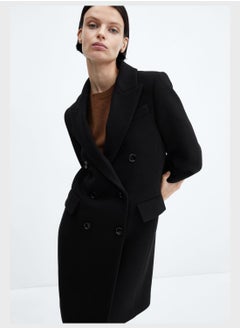 Buy Pocket Detail Long Line Coat in UAE