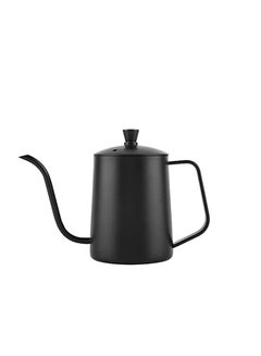 Buy Milk Frothing Pitcher Suitable for Decorating Latte Espresso (Black, 350 ml) in Saudi Arabia