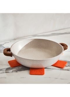 Buy La Natura Shallow Induction Casserole with Trivet 36 x 7 x 28 cm in Saudi Arabia