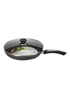 Buy Opera Non-Stick Frying Pan Lid Black/Clear 26cm in UAE